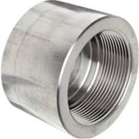 316/316L Forged Stainless Steel Pipe Fitting, Cap, Class 3000, 1/2