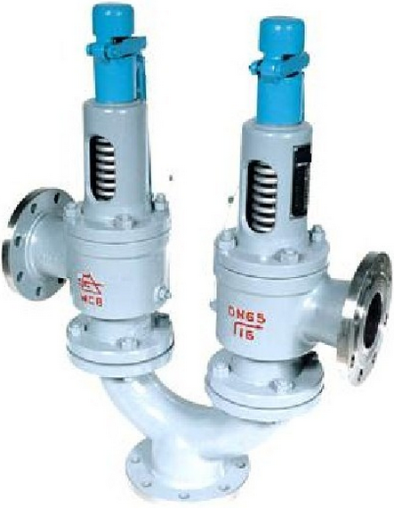 Twin spring type safety valve: