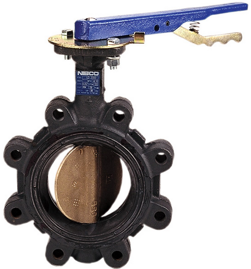 Butterfly Valve - Cast Iron, 200 PSI, EPDM Seat
